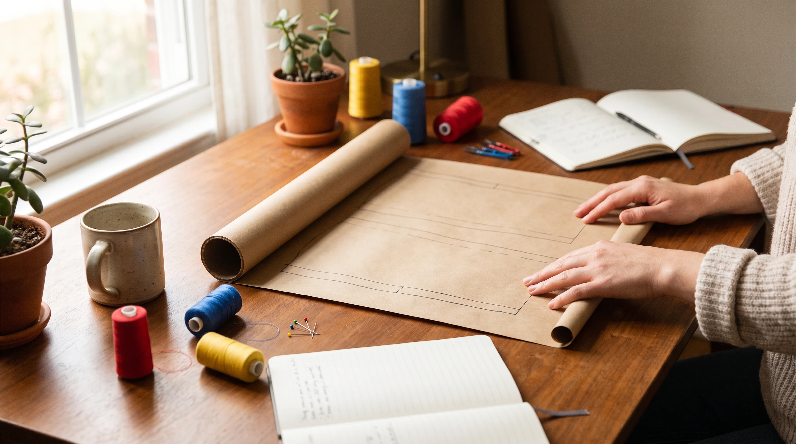 Career notes and compass objects